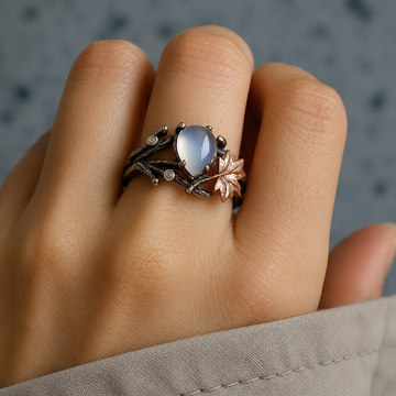 Celestia – Ring aus Mondstein mit natürlichem Charme
