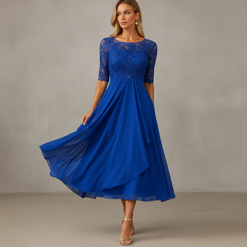 Yara - Stilvolles Midikleid aus Chiffon