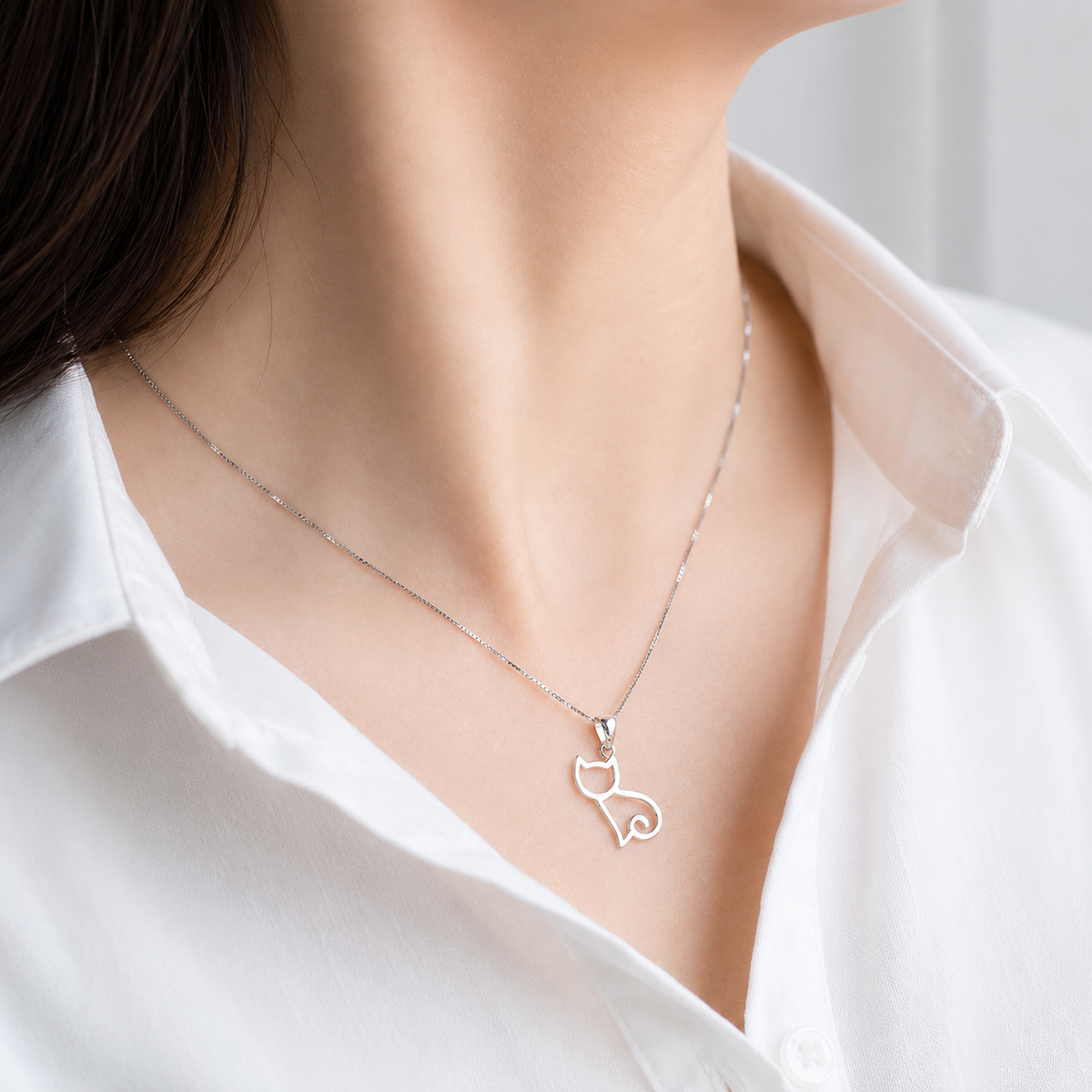 Schmuck für schöne Katzen - Hohlhalsband