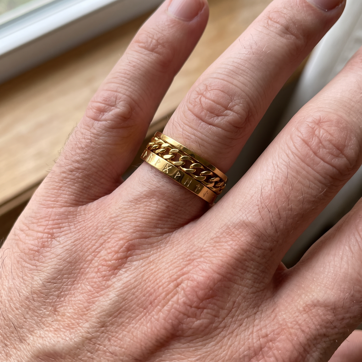 Eirik – Nordisches Wikinger-Ring in 3 Farben
