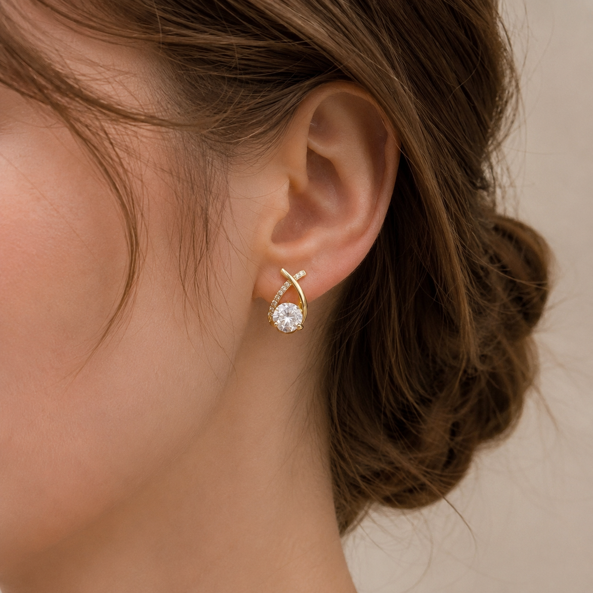 Arielle – Ohrringe aus 18 Karat Gold