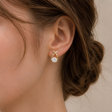 Arielle – Ohrringe aus 18 Karat Gold
