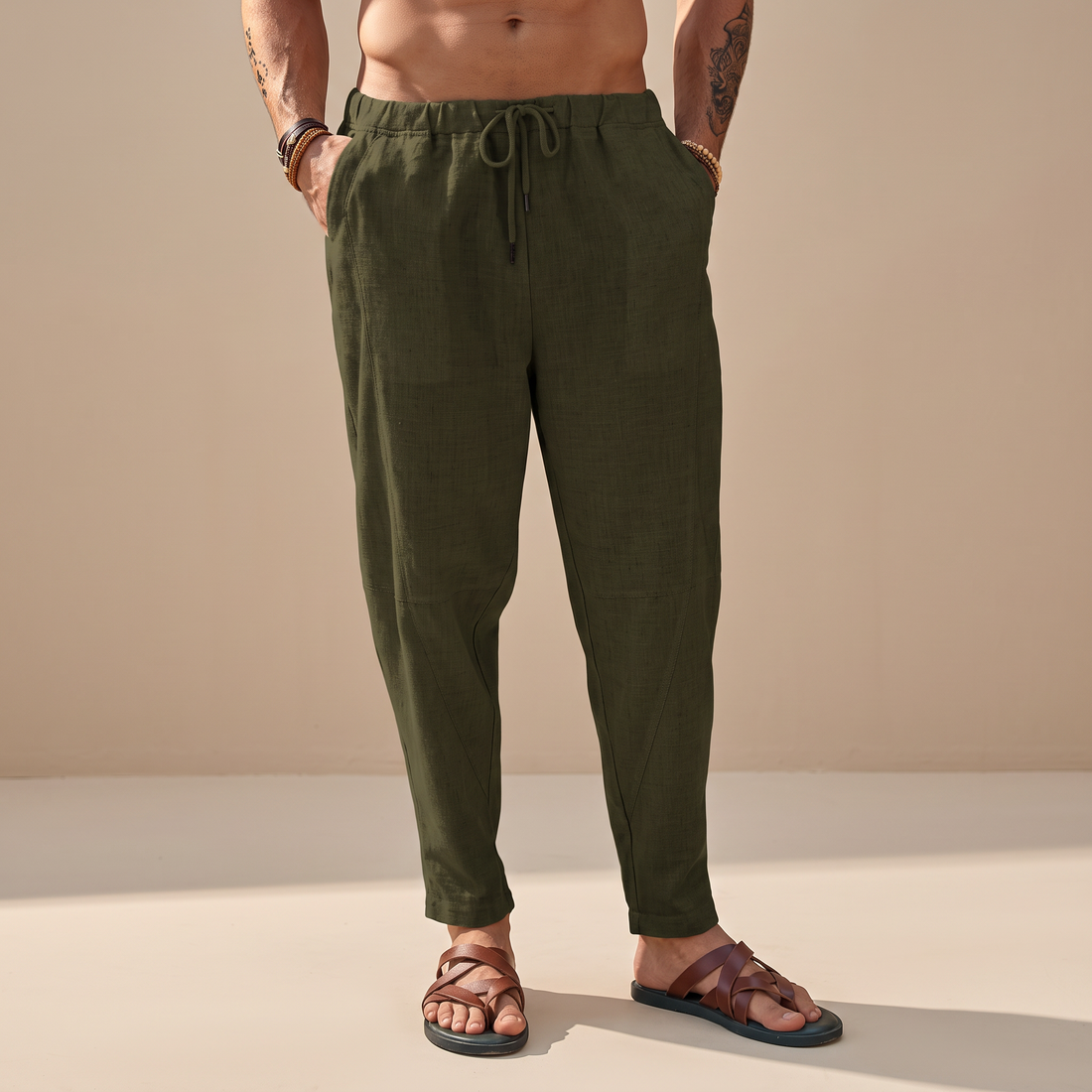 Abel - Locker geschnittene Strandhose