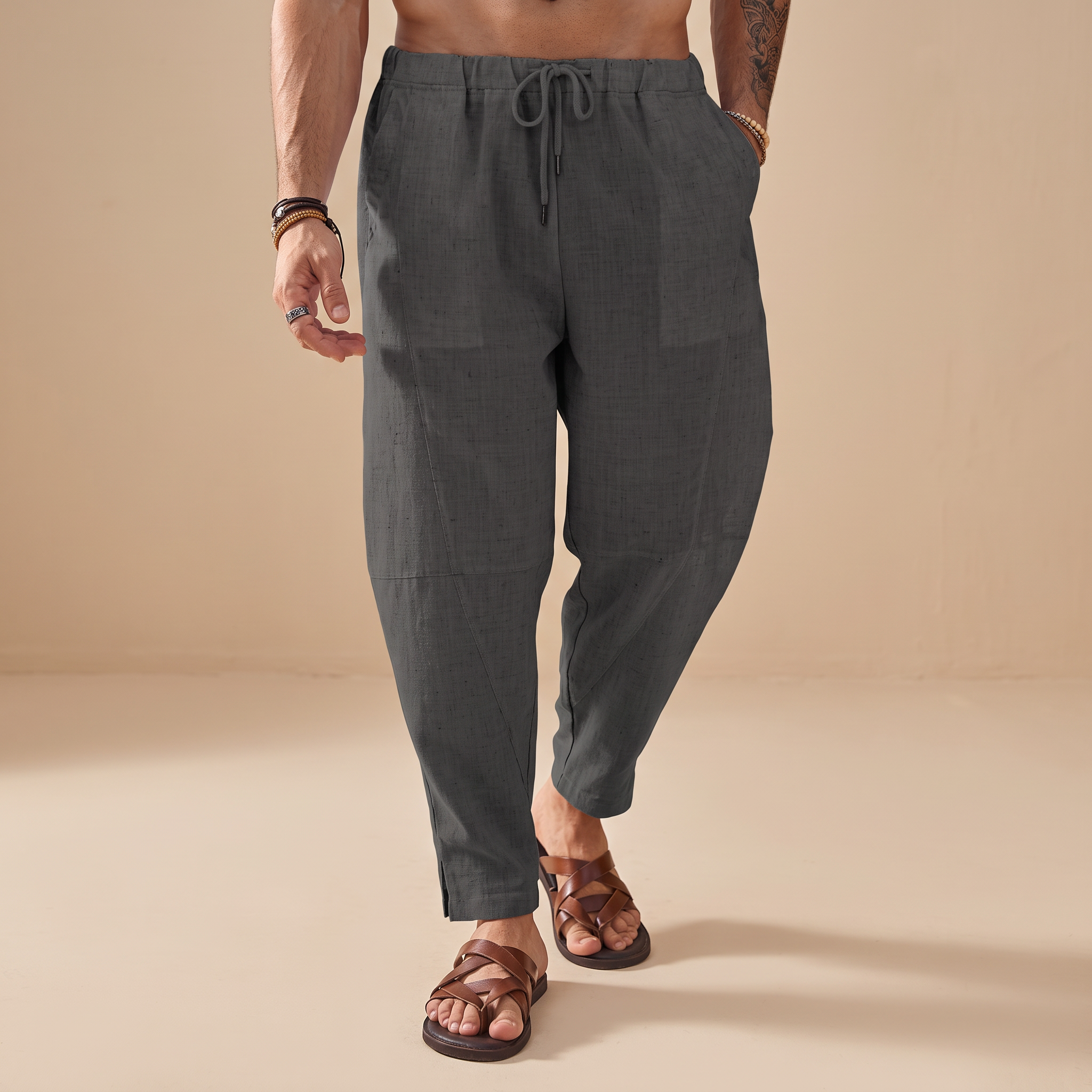 Abel - Locker geschnittene Strandhose