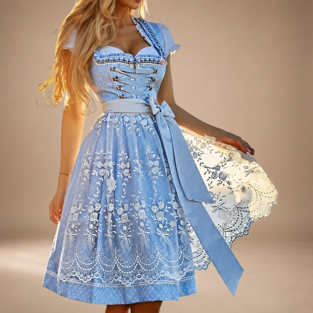 Kezia - Elegantes Oktoberfest-Dirndl-Set (Futter nicht enthalten)