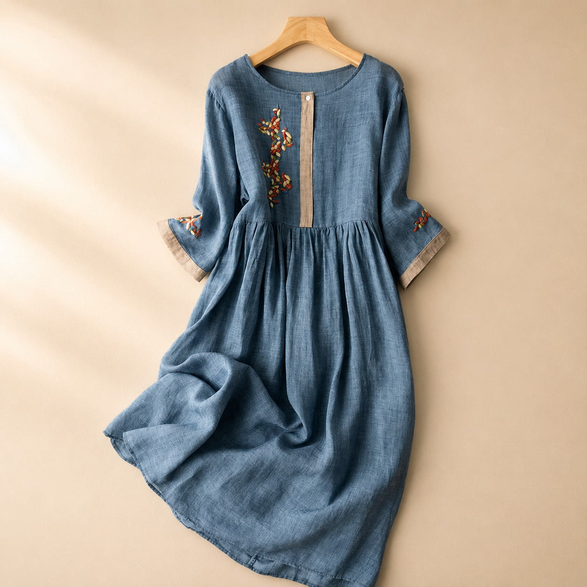 Laura - Bequemes Boho-Kleid mit Details