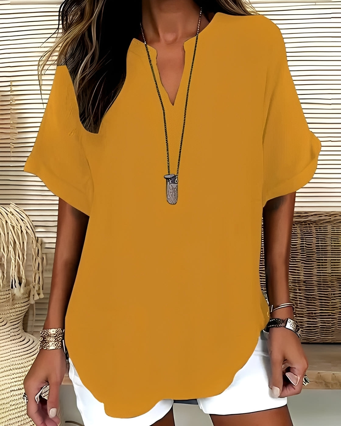Shanice - Weit geschnittene Bluse