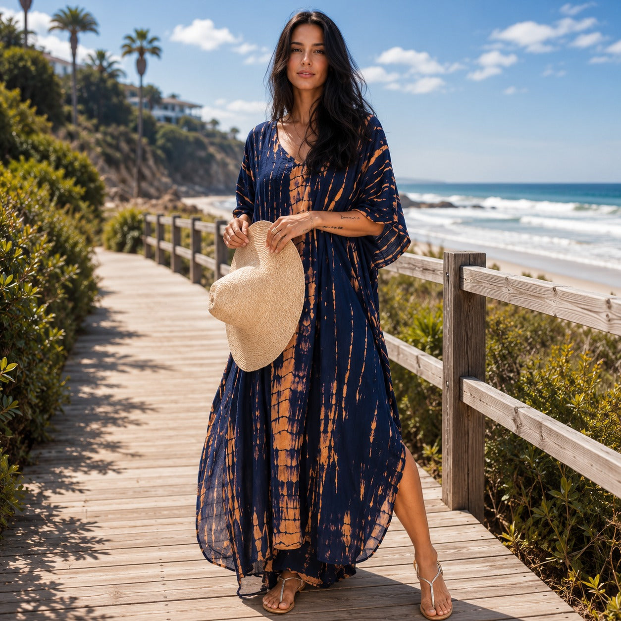 Emmy - Elegantes Boho-Maxikleid