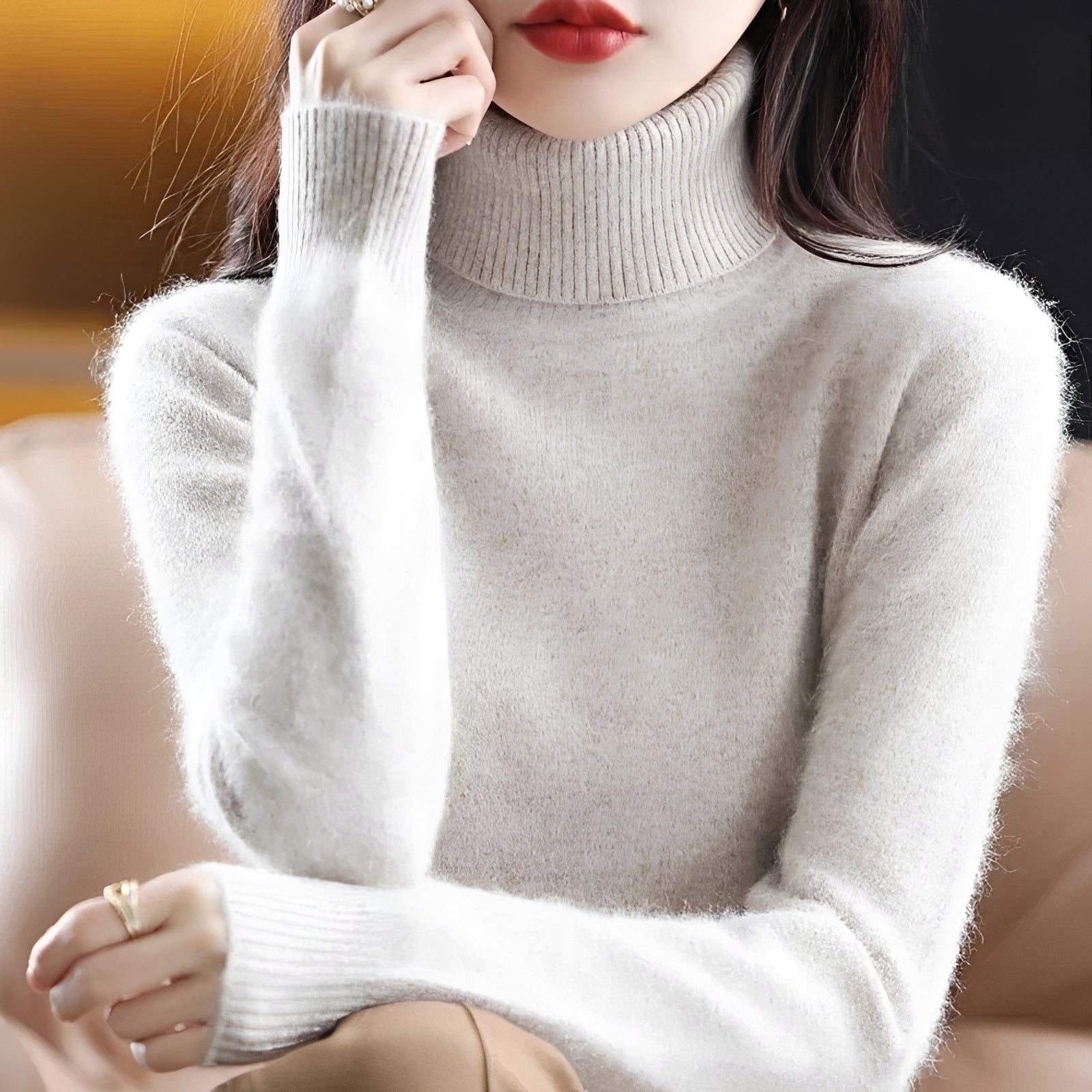 Letizia - Stilvoller Rollkragenpullover