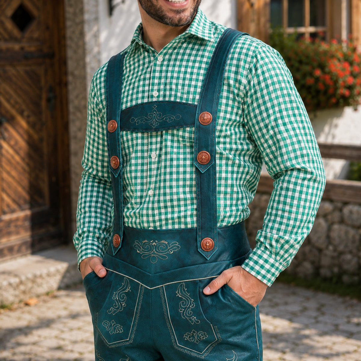 Ronald - Retro-inspirierte Oktoberfest-Shorts