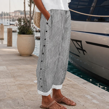 Rachael - Locker sitzende Hose mit Taschen an den Seiten