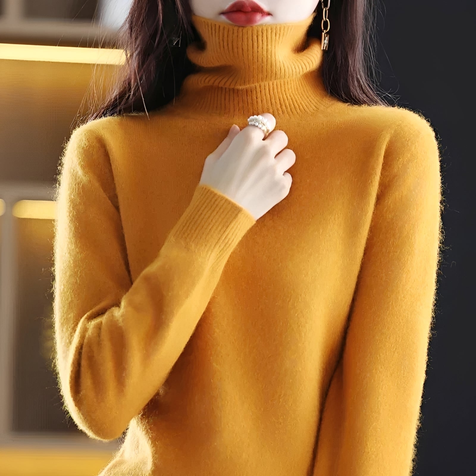 Letizia - Stilvoller Rollkragenpullover
