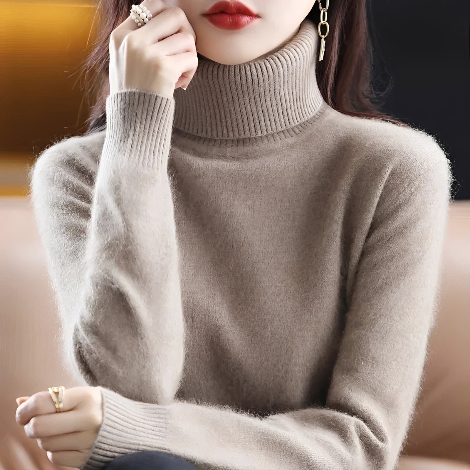 Letizia - Stilvoller Rollkragenpullover