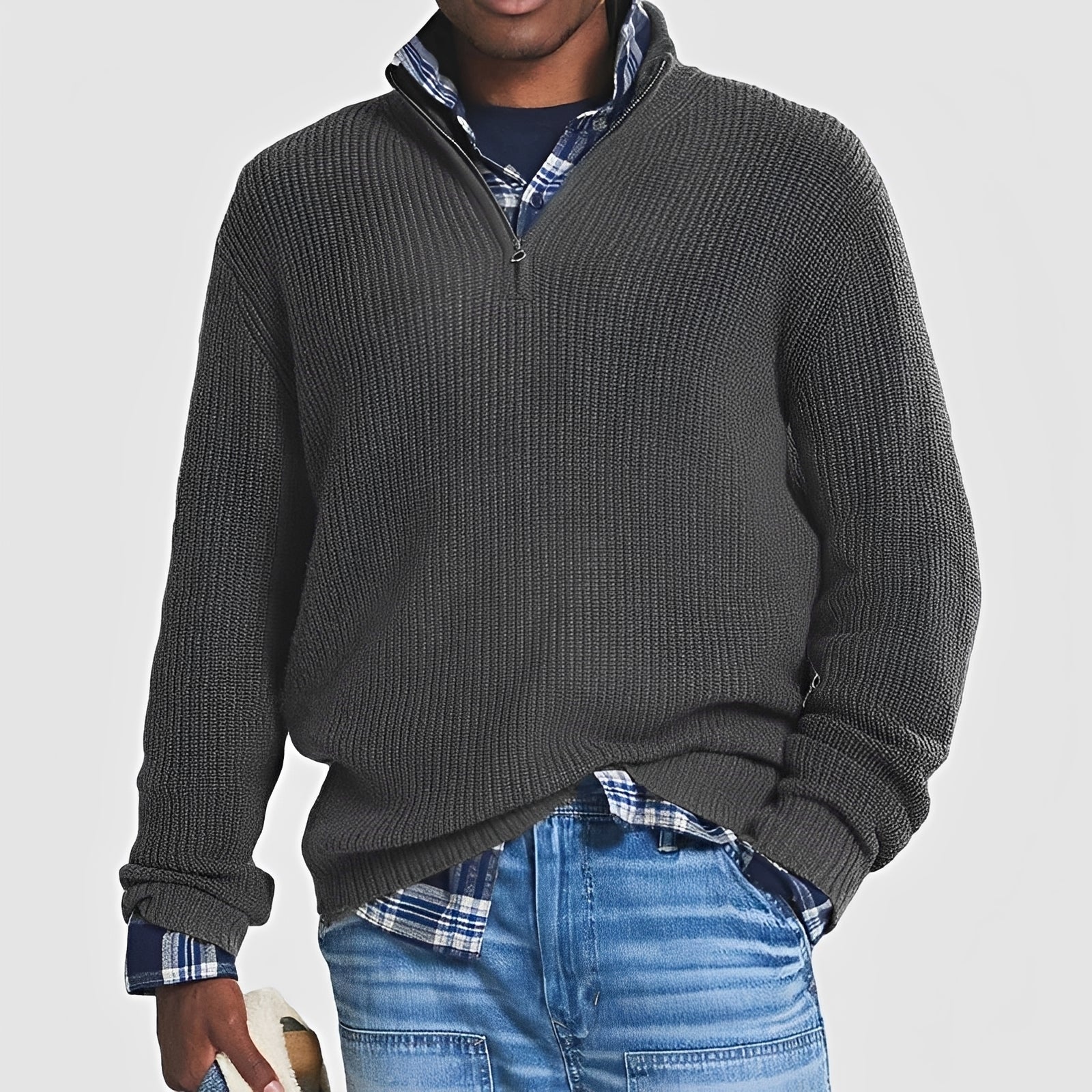 Sean - Herren-Zipper-Pullover