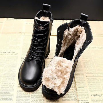 Adelpha - Schwarze Stiefel für kühle Wintertage
