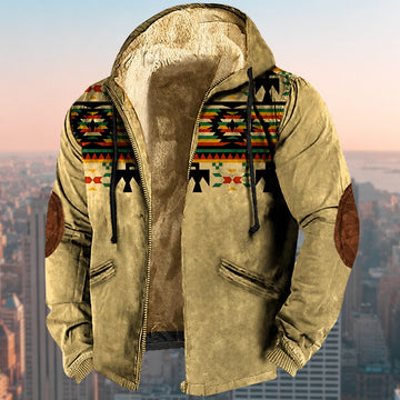 Laszlo - Herren-Hoodie mit Tribal-Muster