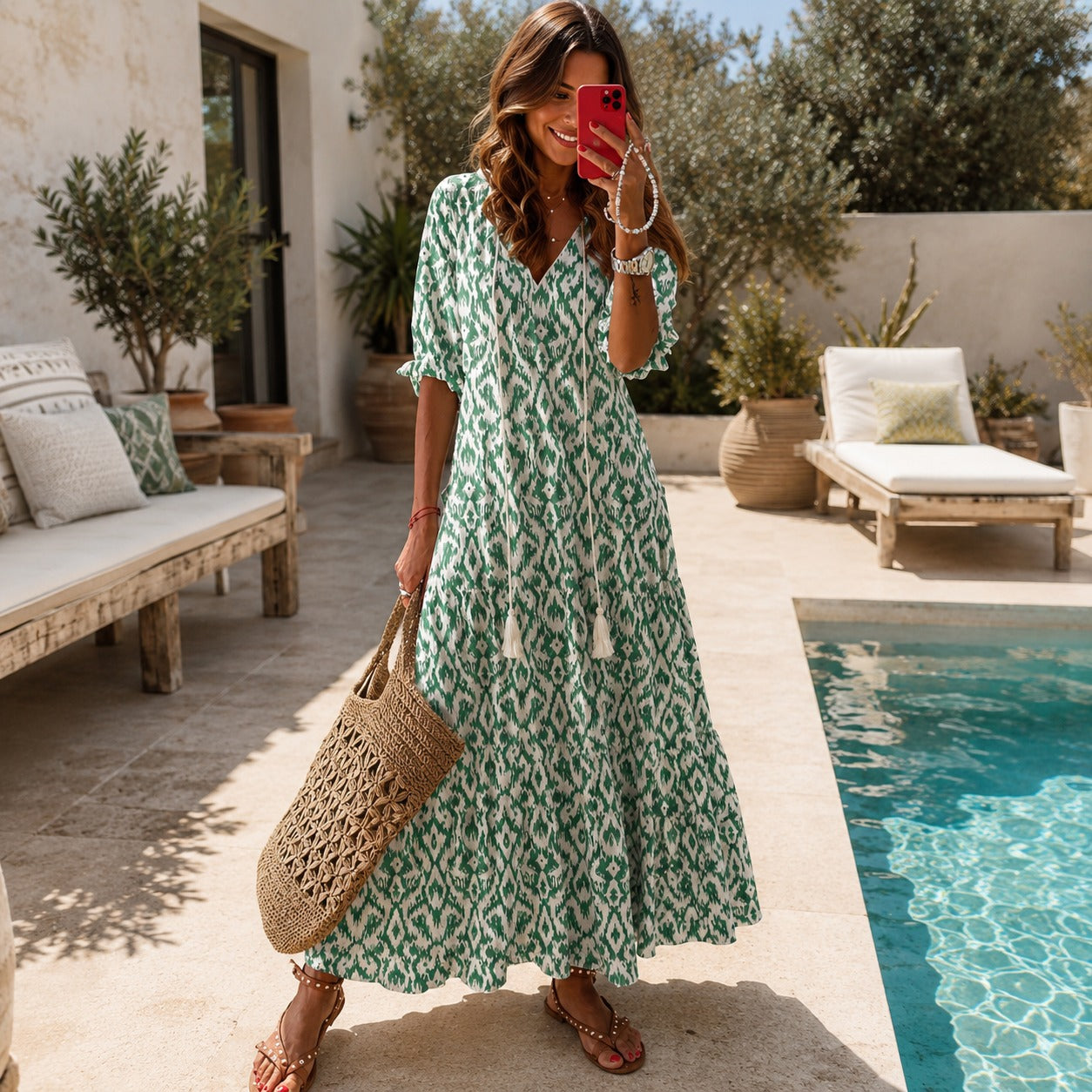 Lindsay - Luftiges Boho-Kleid mit Akzenten