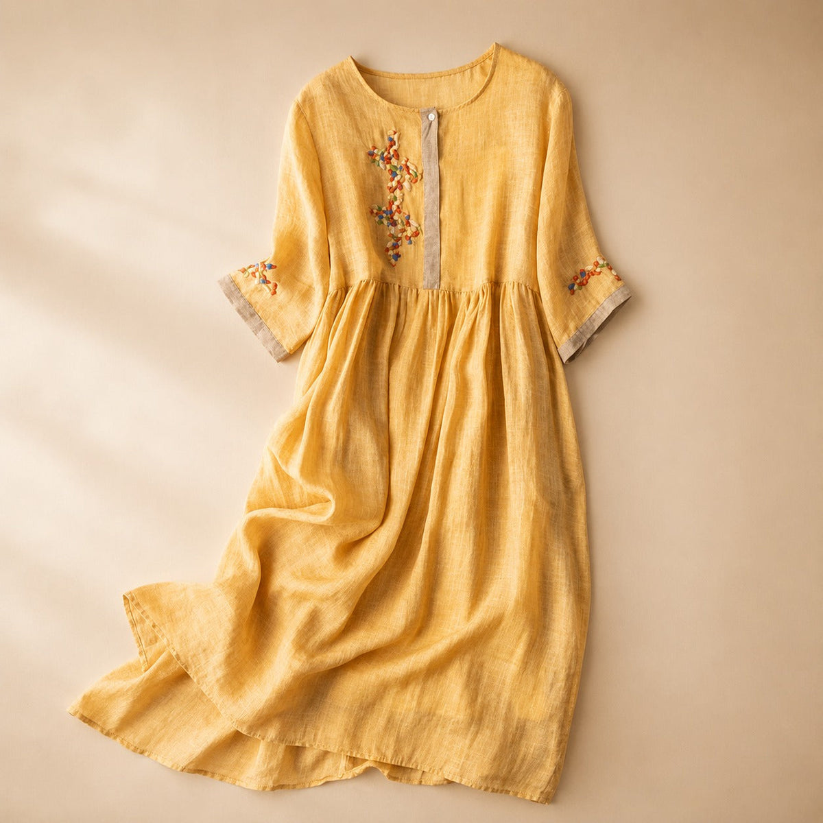 Laura - Bequemes Boho-Kleid mit Details
