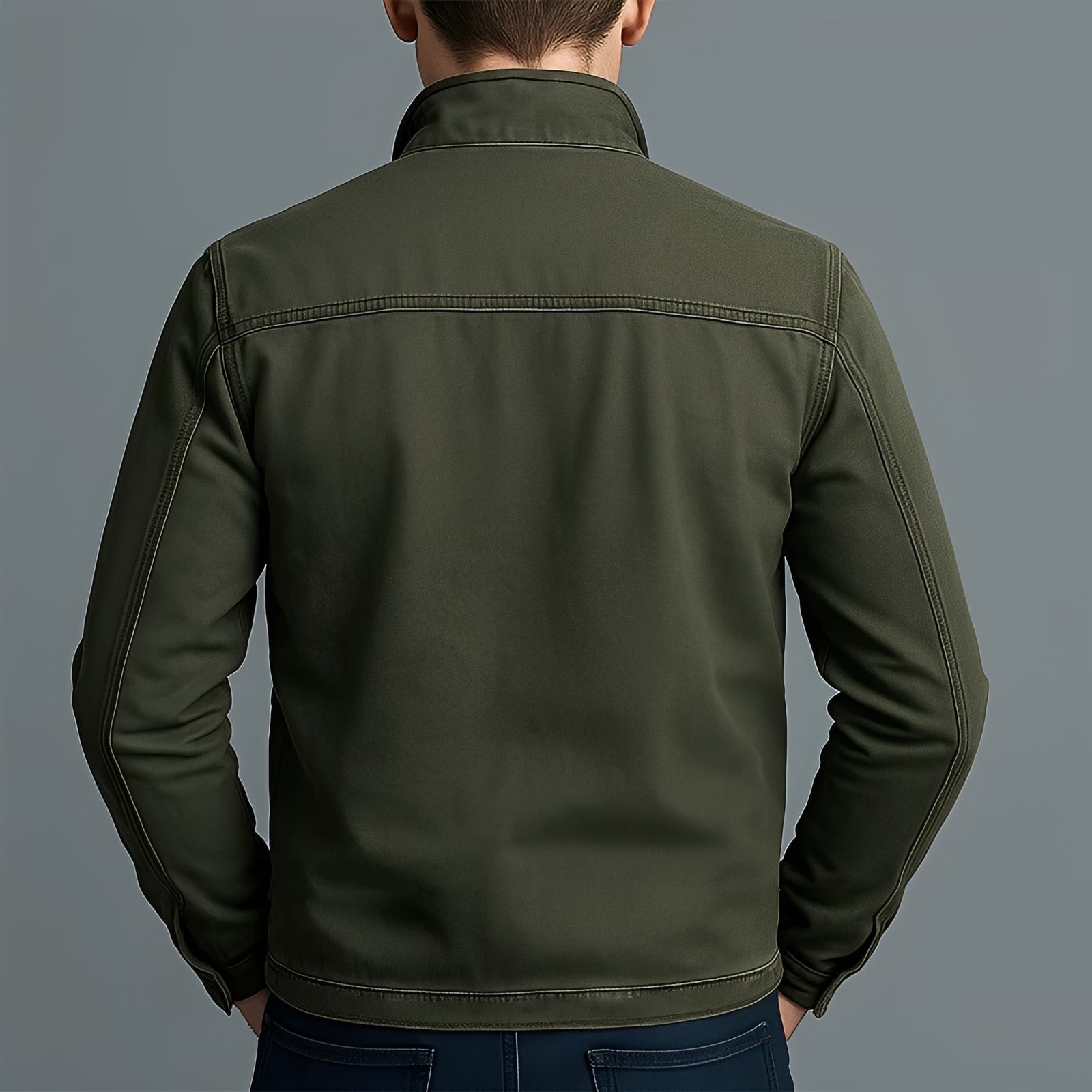 Jaden - Weit geschnittene Jacke mit Zipper