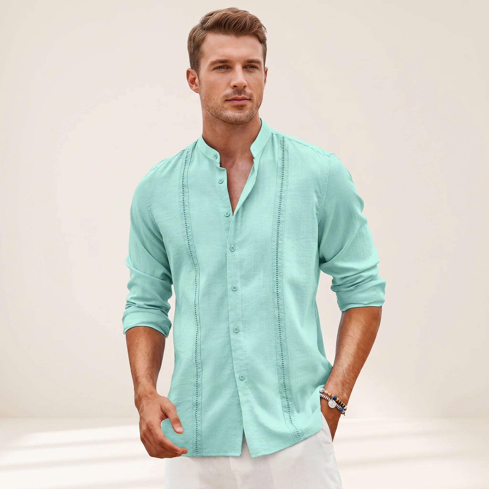 Olivier - Elegantes Besticktes Hemd