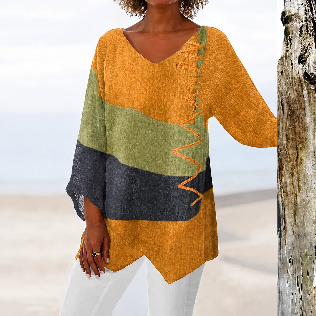 Eli - Leichte Bluse mit schmeichelhaftem Schnitt an der Taille