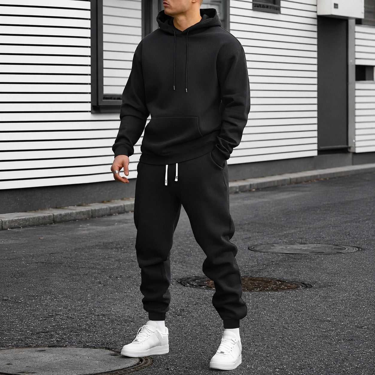 Arvel - Bequemer Hoodie-Trainingsanzug für Männer