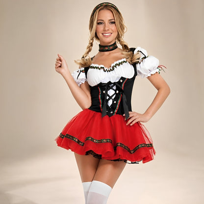 Melanie - Elegantes kurzes Festtagsdirndl