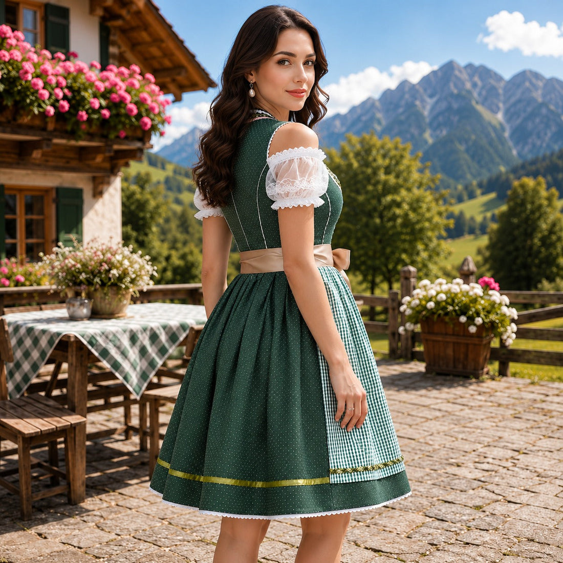 Amna - Anziehendes Mini-Dirndl fürs Oktoberfest