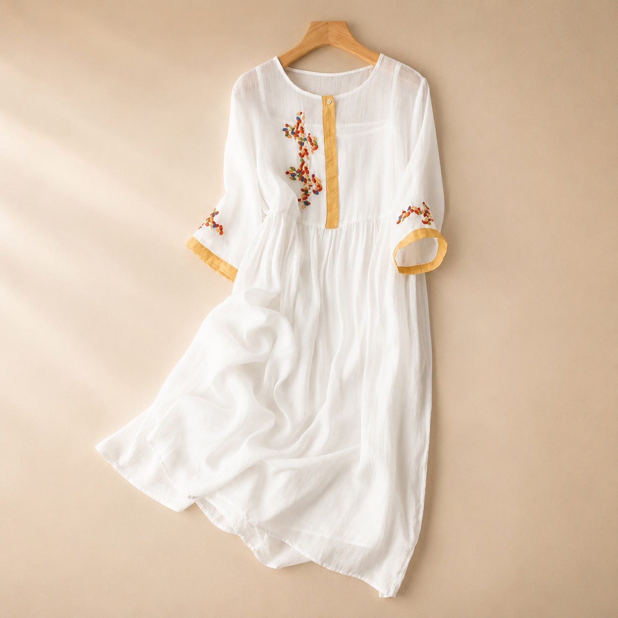 Laura - Bequemes Boho-Kleid mit Details