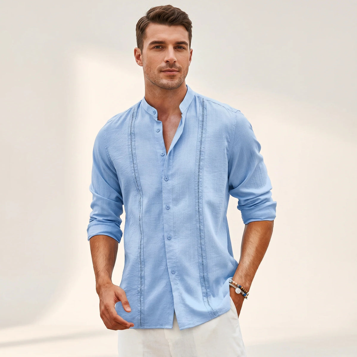 Olivier - Elegantes Besticktes Hemd