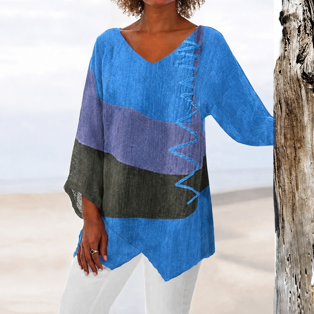 Eli - Leichte Bluse mit schmeichelhaftem Schnitt an der Taille