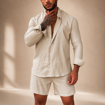 Diego - Entspanntes Set mit Hemd und Shorts
