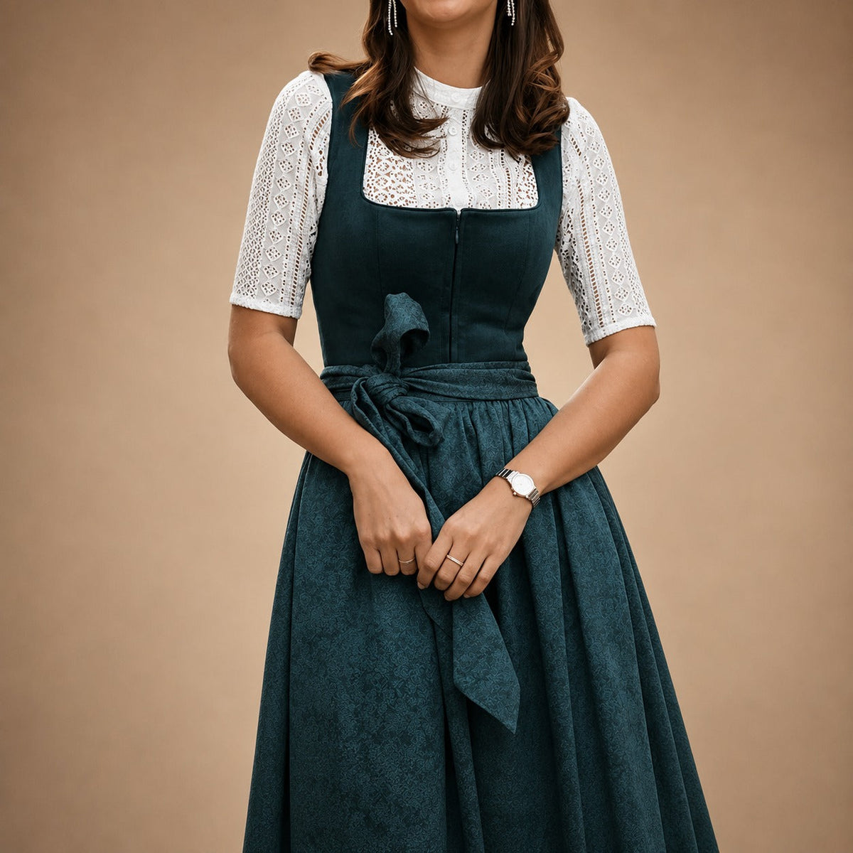 Alice - Einfaches Midikleid für das Oktoberfest (Futter nicht enthalten)