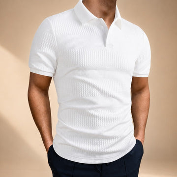 Robyn - Locker geschnittenes Poloshirt mit Design