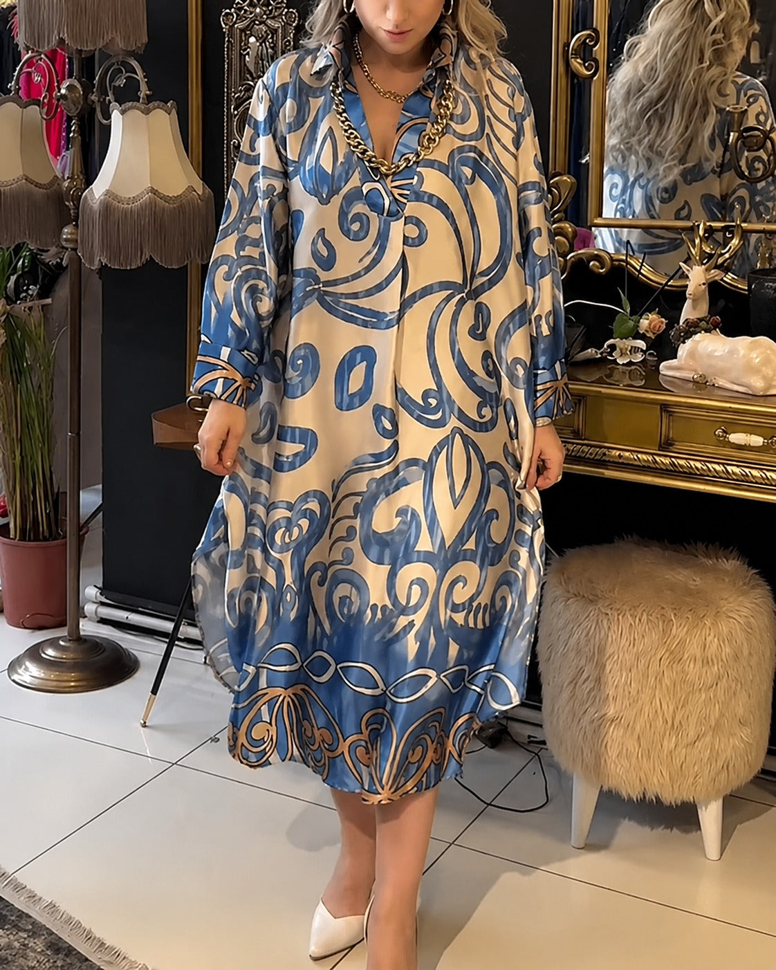 Paula - Elegant geschnittenes, lässiges Kleid