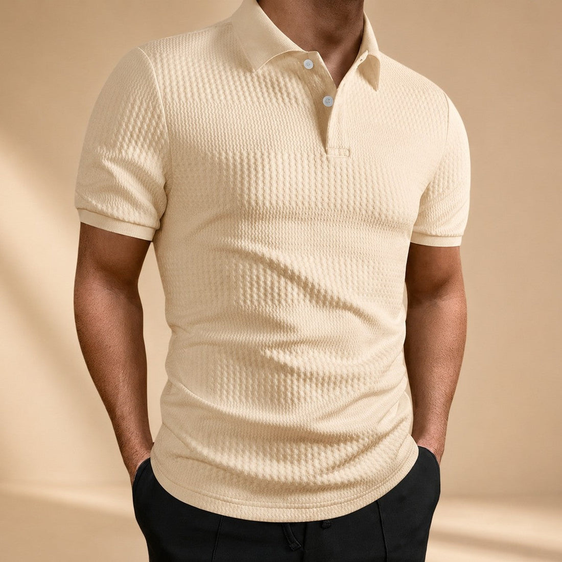 Robyn - Locker geschnittenes Poloshirt mit Design