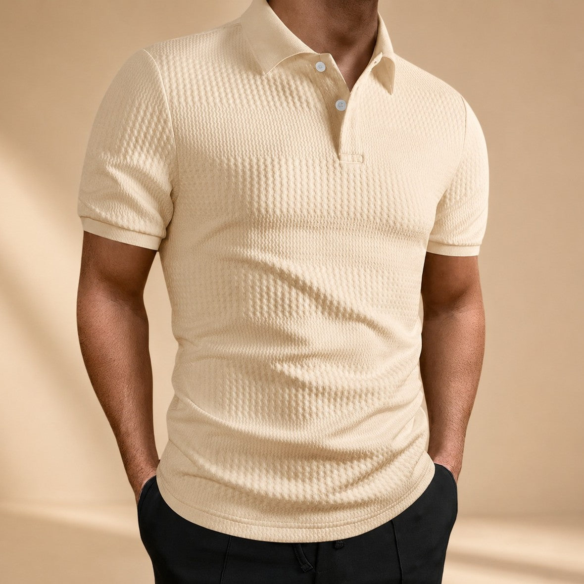 Robyn - Locker geschnittenes Poloshirt mit Design