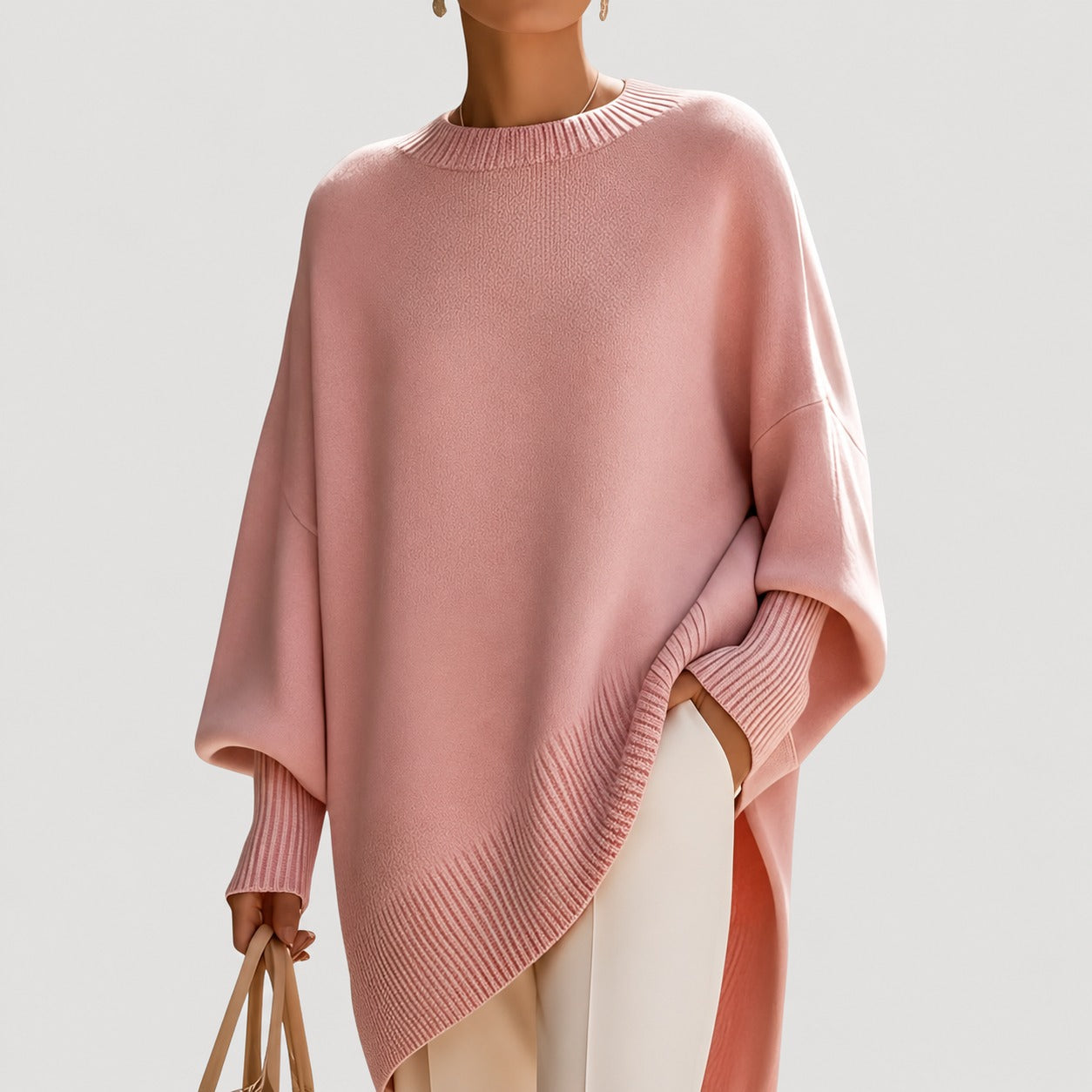 Pamella - Damenpullover im modernen Oversize-Look