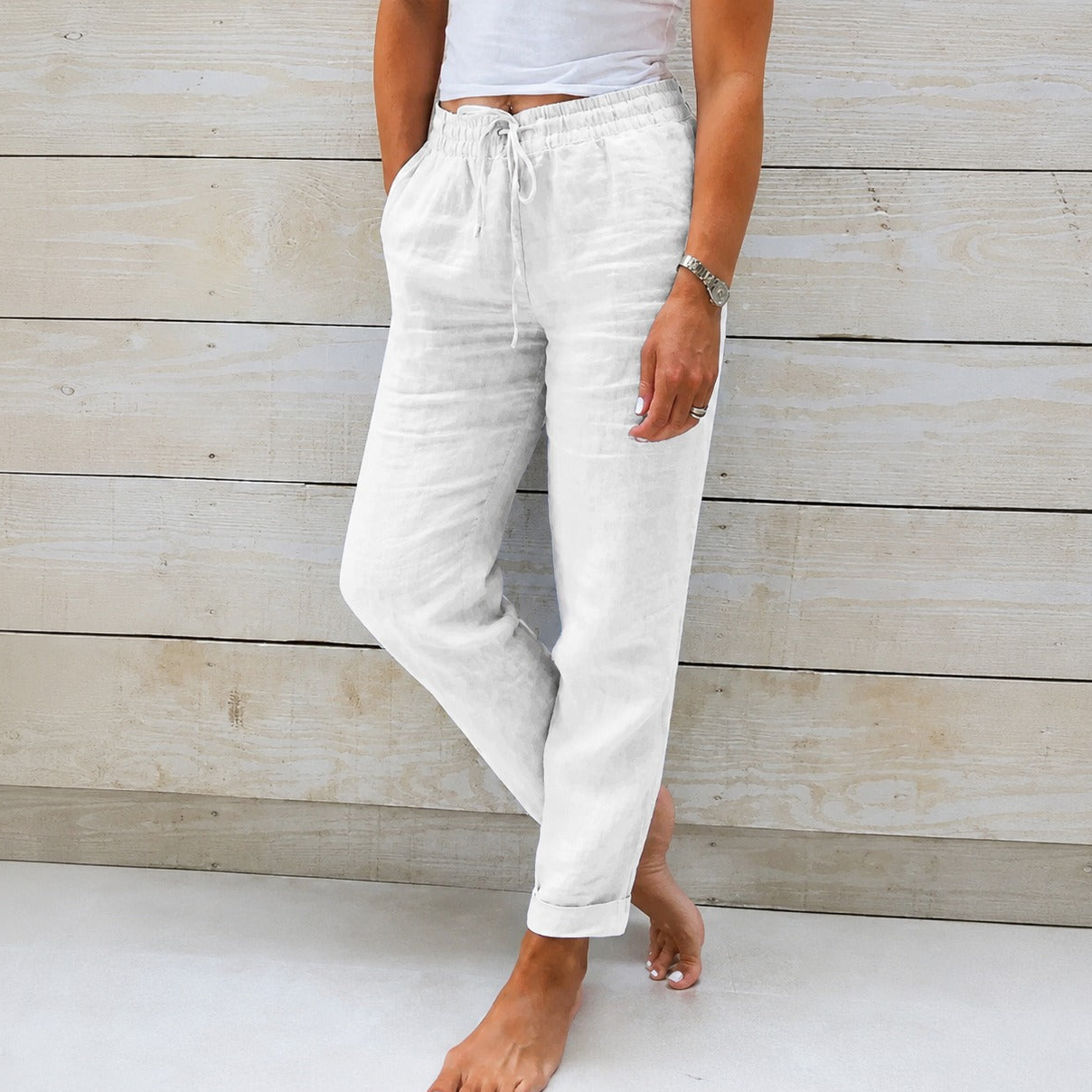 Dyan - Damenhose mit Zugband für einen entspannten Look