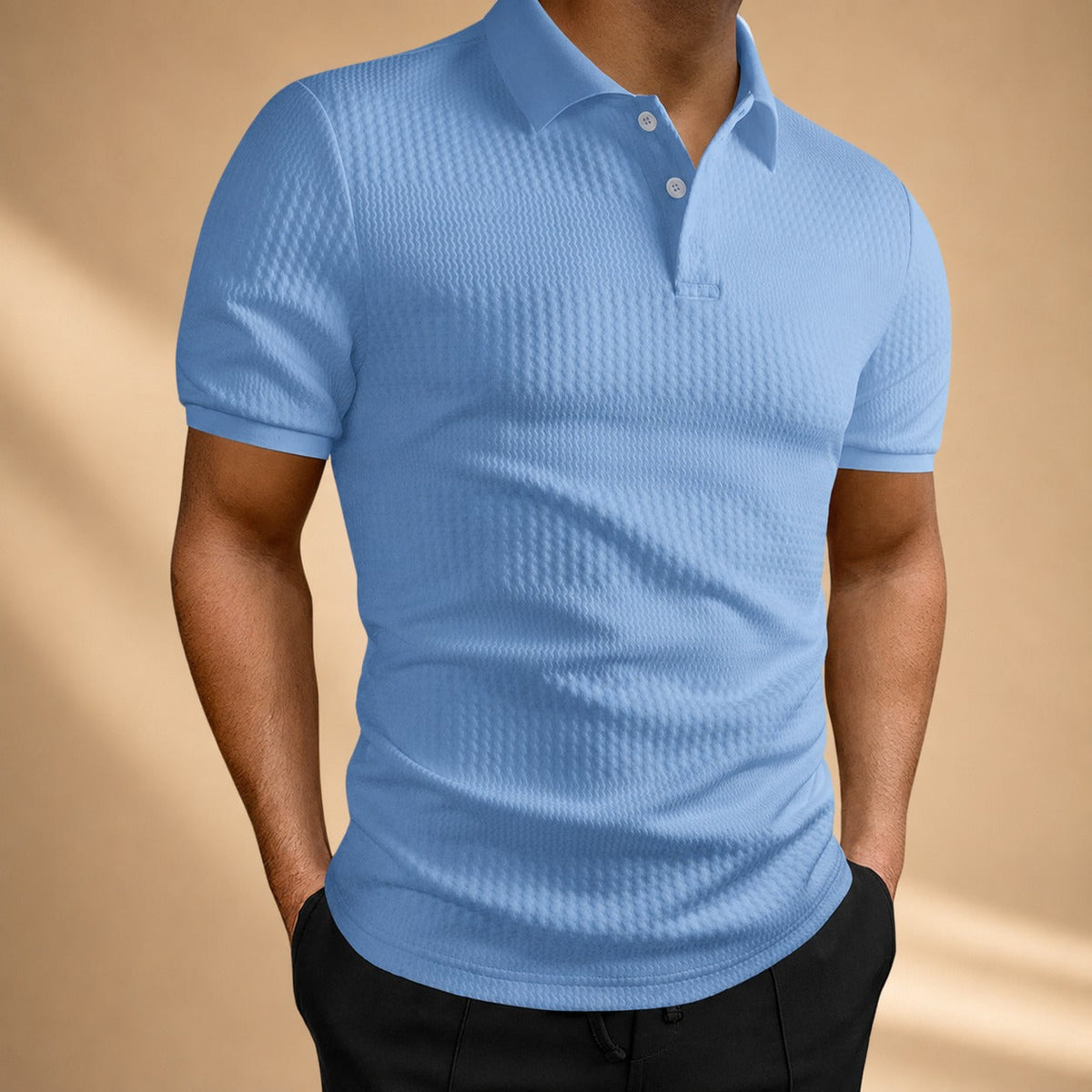 Robyn - Locker geschnittenes Poloshirt mit Design