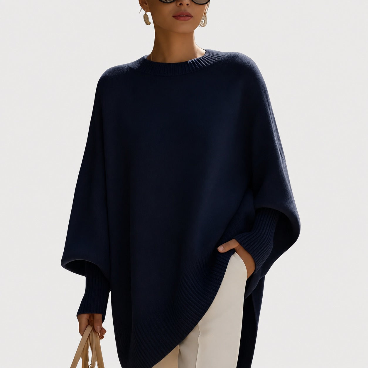 Pamella - Damenpullover im modernen Oversize-Look