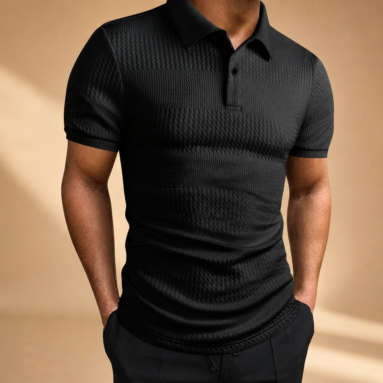 Robyn - Locker geschnittenes Poloshirt mit Design