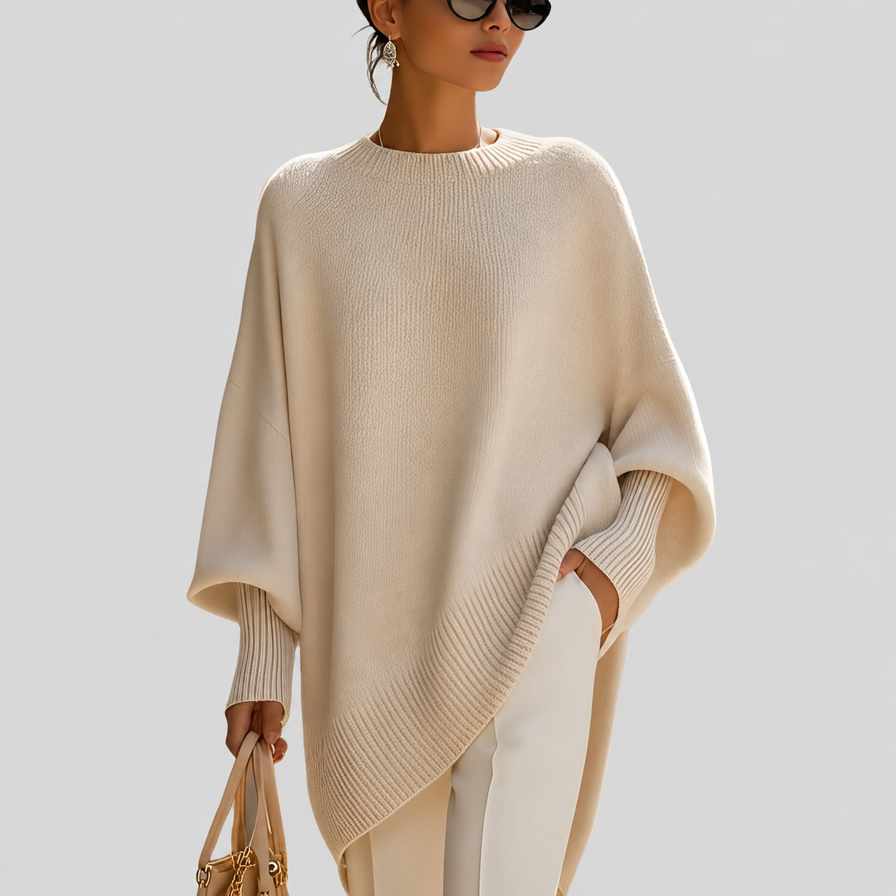 Pamella - Damenpullover im modernen Oversize-Look
