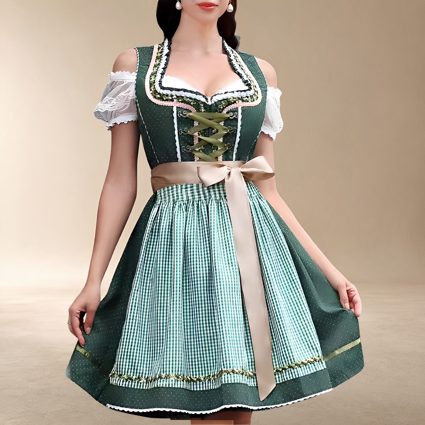 Amna - Anziehendes Mini-Dirndl fürs Oktoberfest