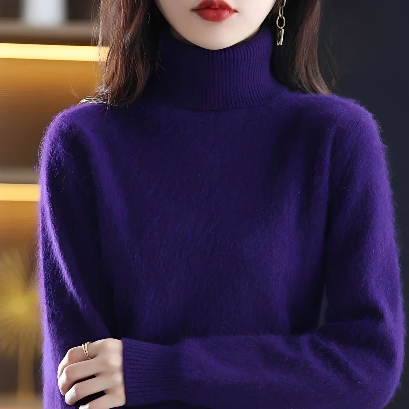 Letizia - Stilvoller Rollkragenpullover