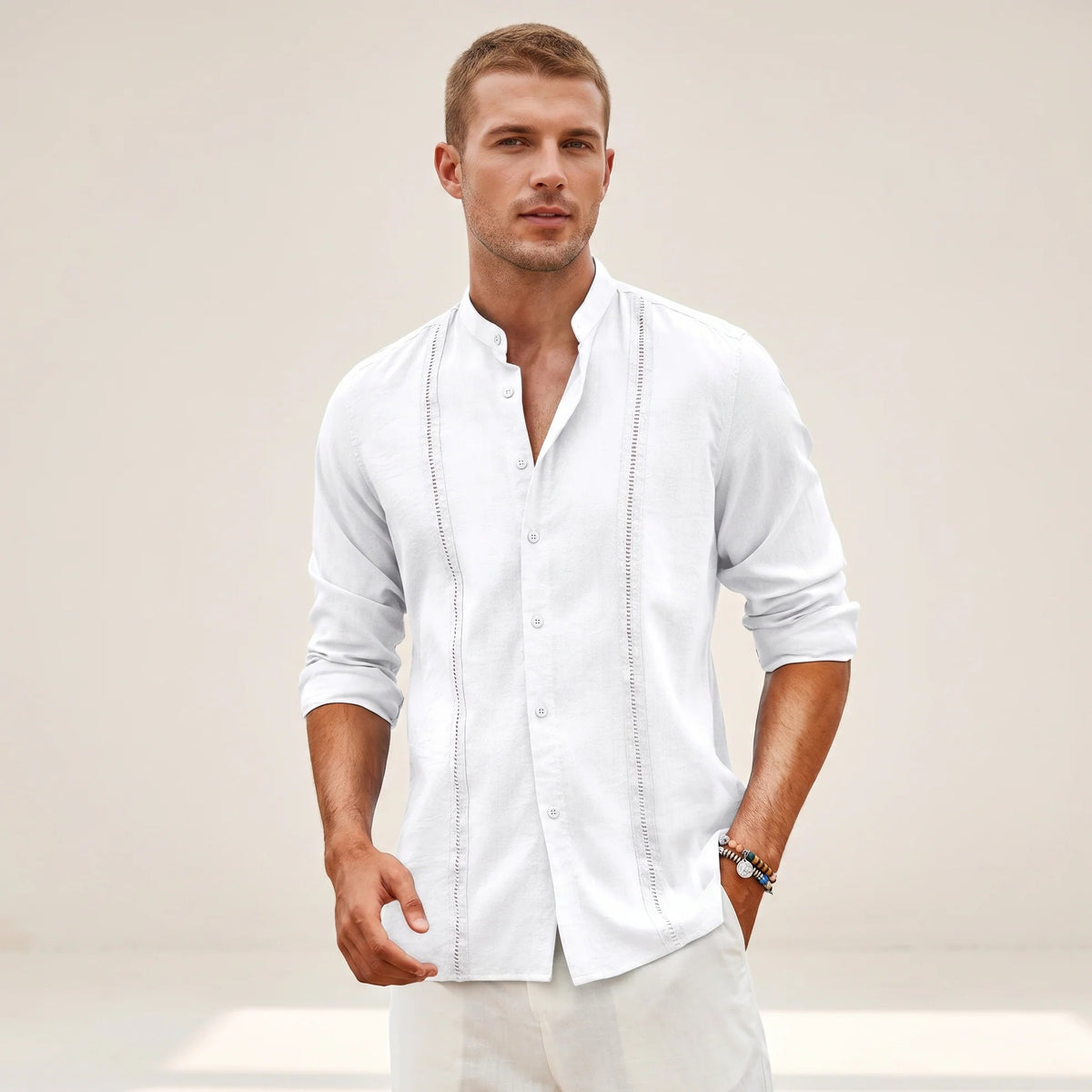 Olivier - Elegantes Besticktes Hemd
