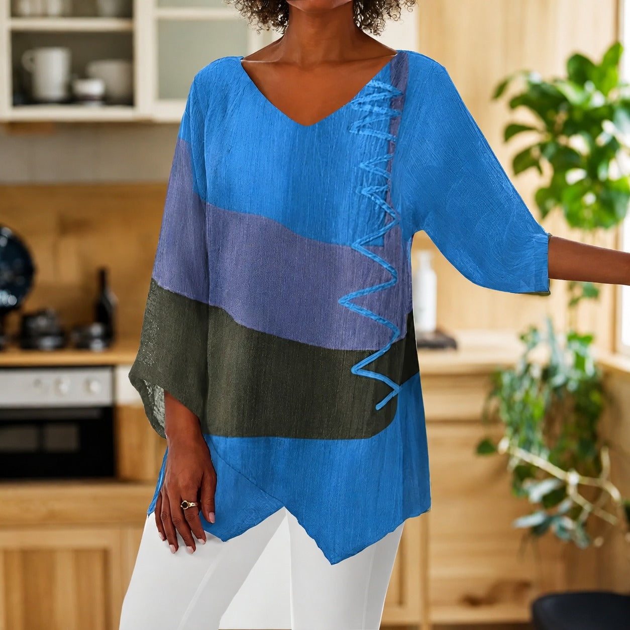 Eli - Leichte Bluse mit schmeichelhaftem Schnitt an der Taille