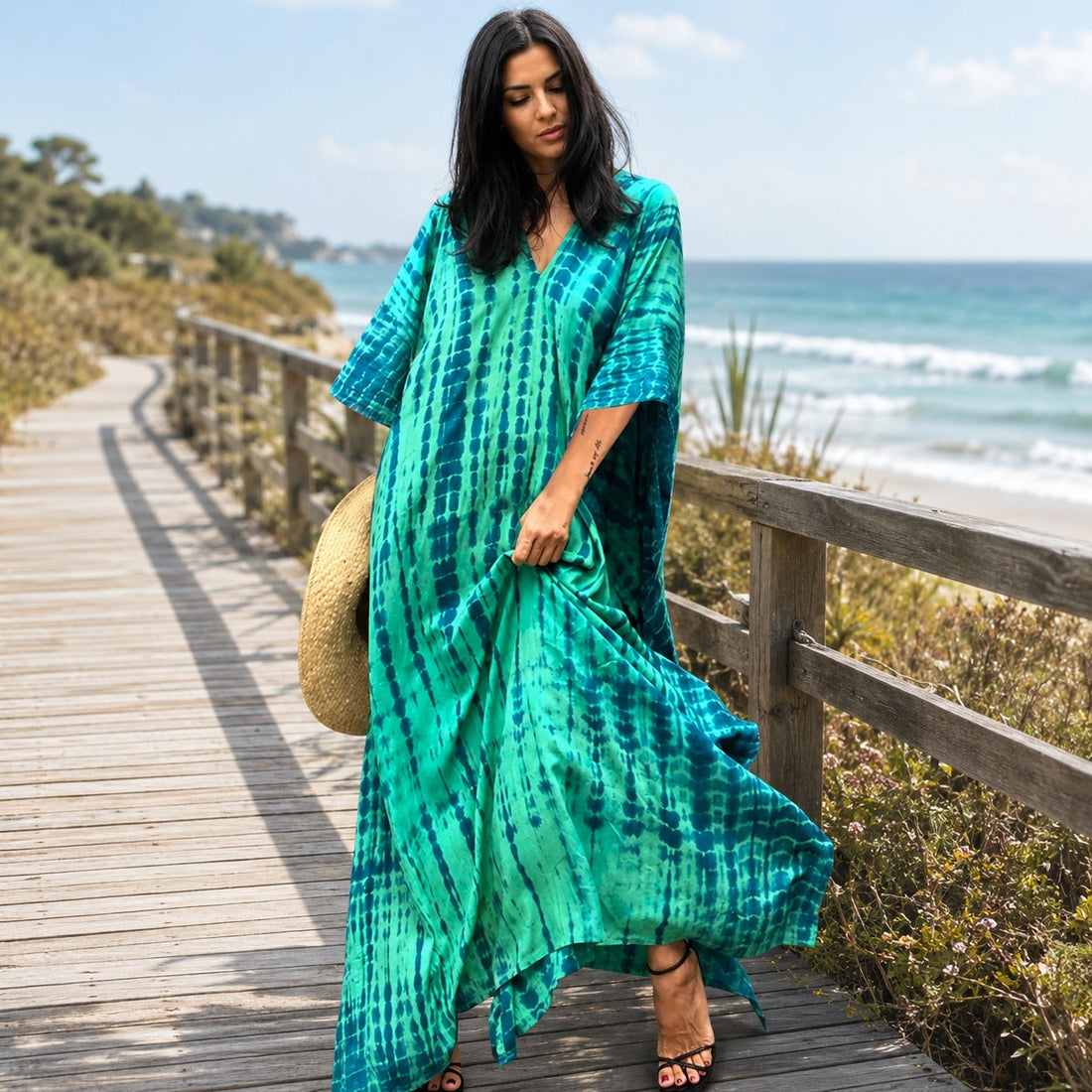 Emmy - Elegantes Boho-Maxikleid
