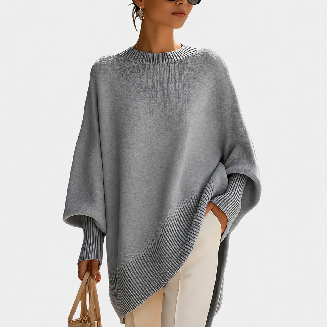 Pamella - Damenpullover im modernen Oversize-Look