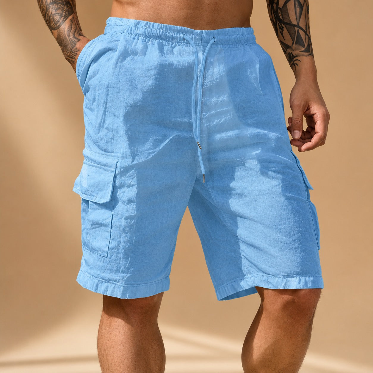 Derek - Komfortable Cargo-Shorts